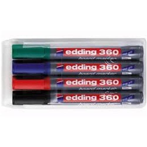 Edding 360 Drywipe Markers Classpack Assorted Pack 4