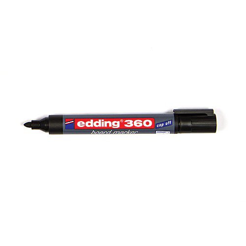 Edding 360 DryWipe Markers Black  CP 46