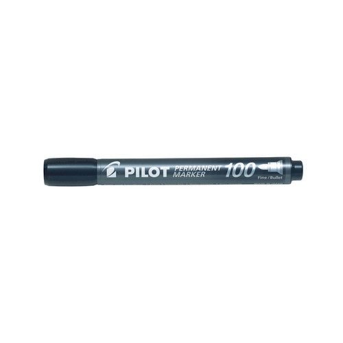Pilot 100 Permanent Marker Black Bullet Tip