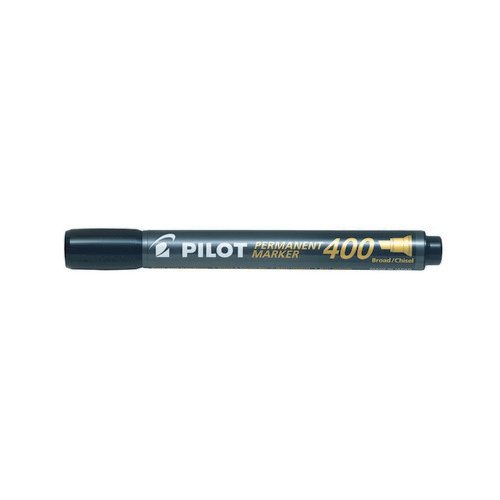 Pilot 400 Permanent Marker Black Chisel Tip
