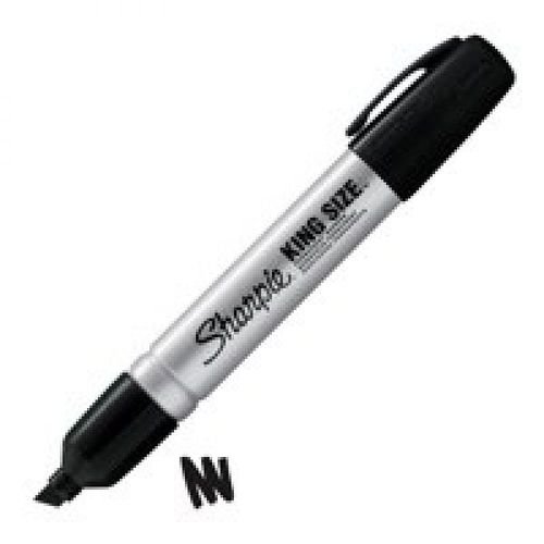 Sharpie Metal Permanent Marker Medium Chisel Tip Black