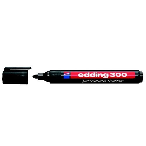 Edding Permanent Marker 300 Bullet Tip Black