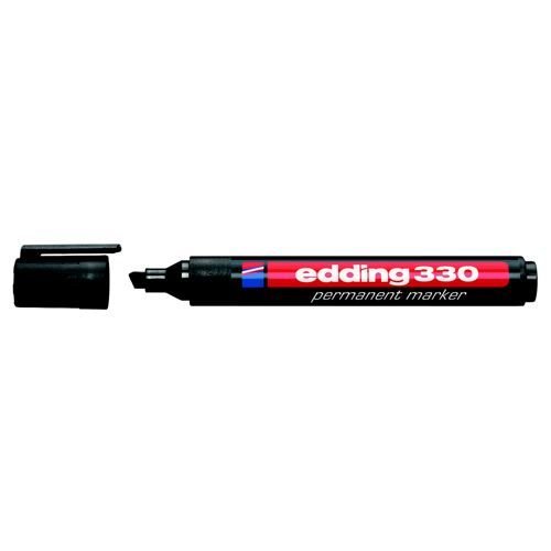 Edding Permanent Marker 330 Chisel Tip Black