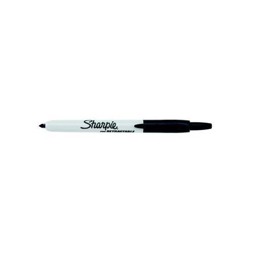 Papermate Sharpie Retractable Marker Fine Black