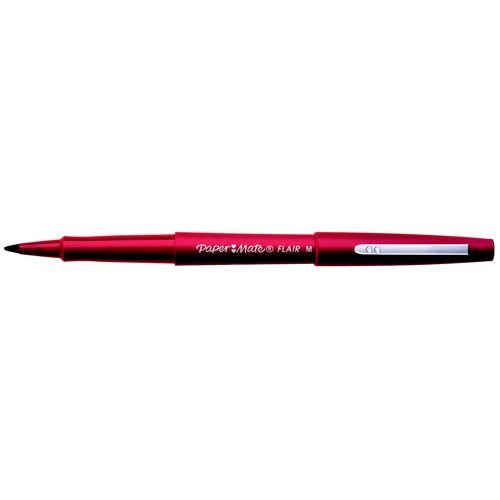 PaperMate Fine Line Marker Nylon 1.1mm Tip 0.8mm Line Red