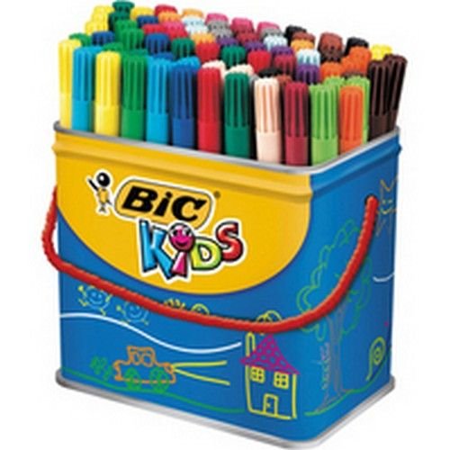 Bic Kids Visa Felt Tips Drum Assorted Pack 84