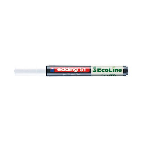 Edding E-51 Water-Based Paint Marker White Pack of 10 4-51-049/10