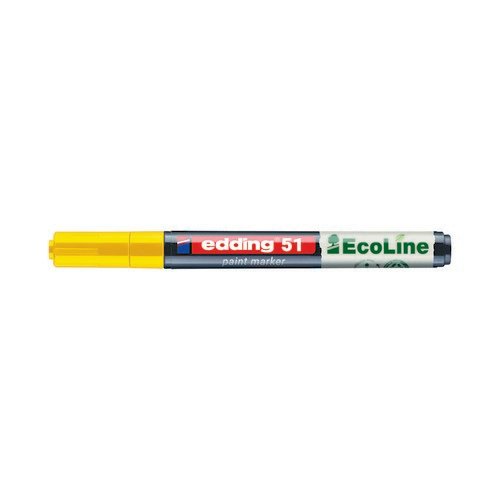 Edding E-51 Water-Based Paint Marker Yellow Pack of 10 4-51-005/10