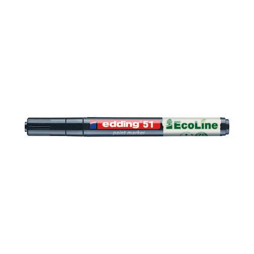 Edding E-51 Water-Based Paint Marker Black Pack of 10 4-51-001/10