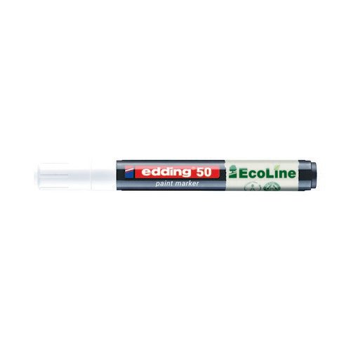 Edding E-50 Water-Based Paint Marker White Pack of 10 4-50-049/10
