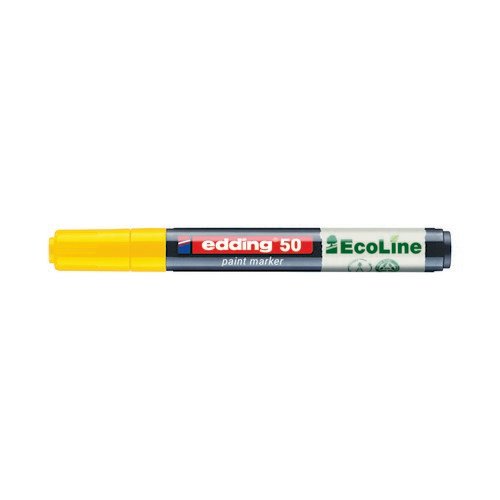 Edding E-50 Water-Based Paint Marker Yellow Pack of 10 4-50-005/10