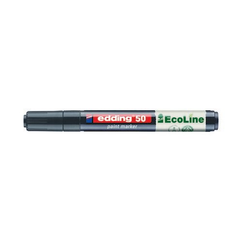 Edding E-50 Water-Based Paint Marker Black Pack of 10 4-50-001/10