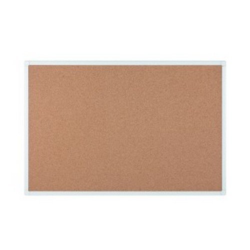 Bi-Office Anti-Microbial Maya Cork Noticeboard Aluminium Frame 900 x 600 mm