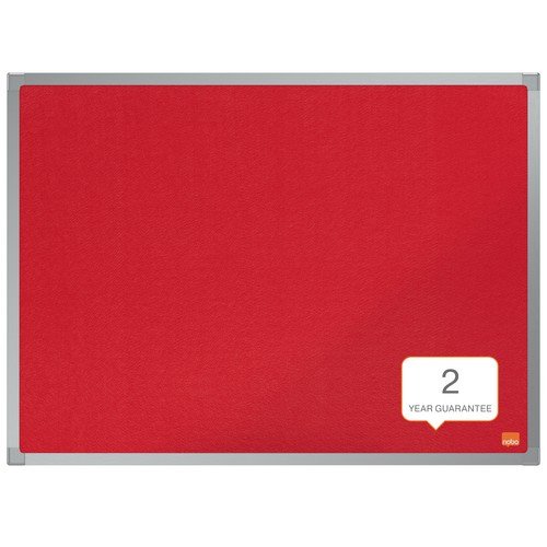 Nobo Essence Felt Noticeboard 600 x 450 Red