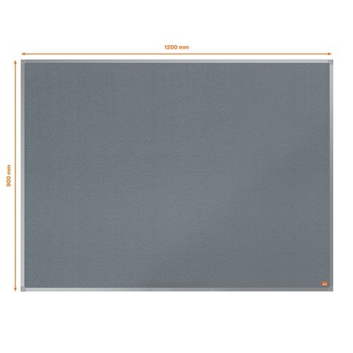 Nobo Essence Felt Noticeboard 1200 x 900 grey