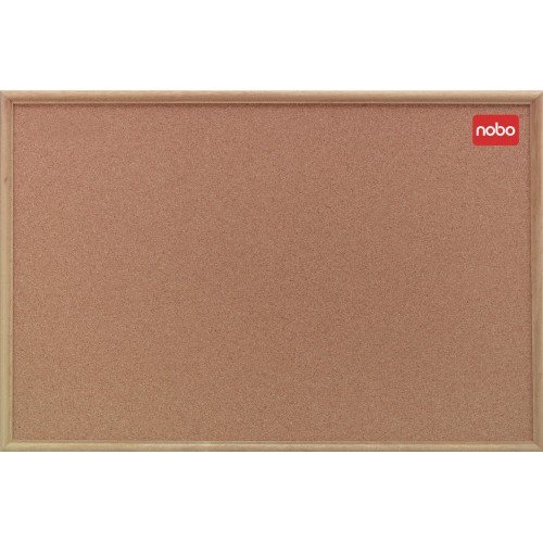 Nobo Classic Cork Board Oak 1200 x 900