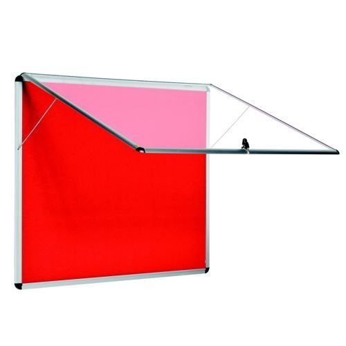BiOffice Fire Retardant Fabric Glazed Display Case 8xA4
