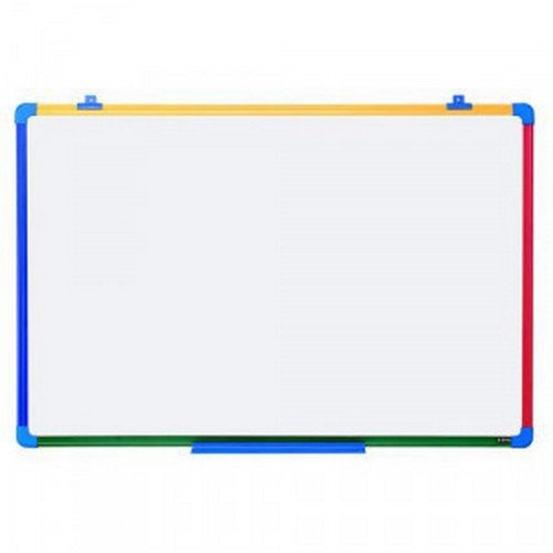 BiSilque Schoolmate Board Multi Colour Frame Lacquered Steel 900x600