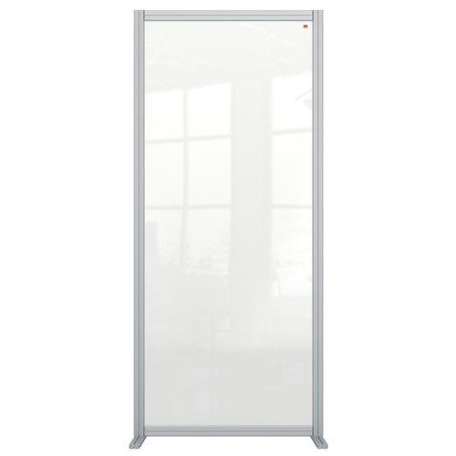 Nobo Premium Plus Clear Acrylic Protective Room Divider Screen Modular System 800x1800mm