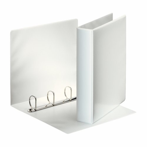 Esselte Present.Binder Pp A4 4Dr 40mm White Pack 10