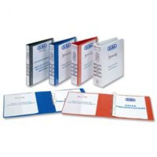 Elba PVC Panorama A4 4 D Ring Presentation Binder 40mm Capacity White