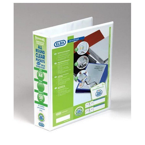 Elba Presentation Binder Panorama A4 2dr50 White