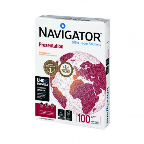 Navigator Presentation FSC Mix Credit A3 420x297mm 100Gm2 500 sheets Plain Paper PC1011