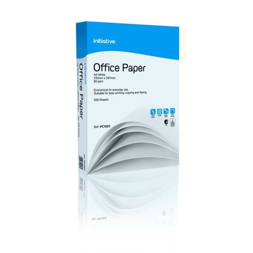 Initiative Office Paper A4 White 80gsm Pack 500 Sheets