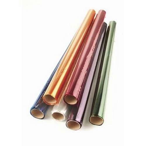 Coloured Cellophane 508mm x 4.5m Pack 6 Art Pads & Paper PC1054