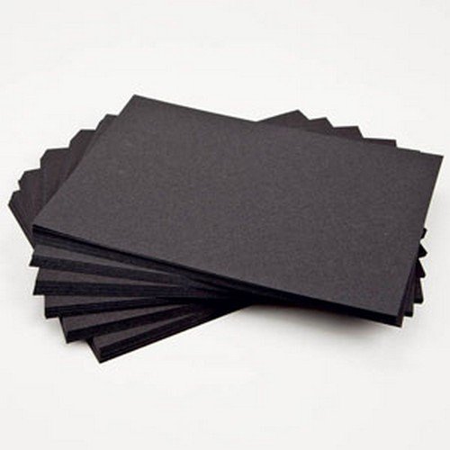 Classmates Black Card 370m A4 Pack 100