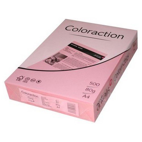 Coloraction Pink (Coral) A4 210X297Mm 80Gm2 Fsc Mixed Credit Packed 500