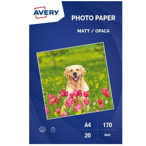 Avery Photo Paper Classic Matt 170 gsm A4 Inkjet