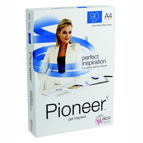 Pioneer Document Paper FSC4 A4 90g Pack 500 Plain Paper PC1927
