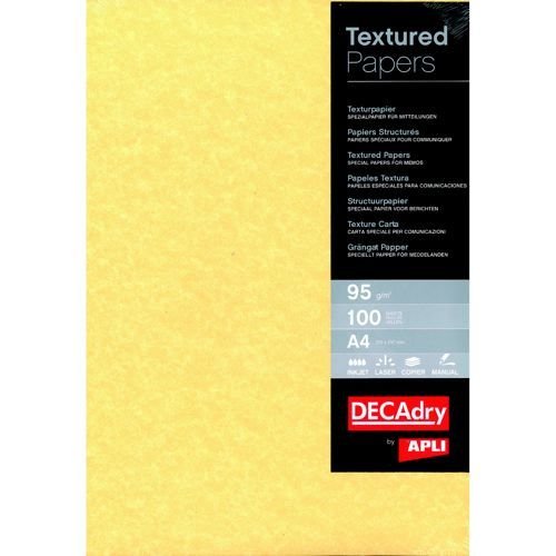 Decadry Letterhead and Presentation Gold Paper 95gsm 100 Sheets