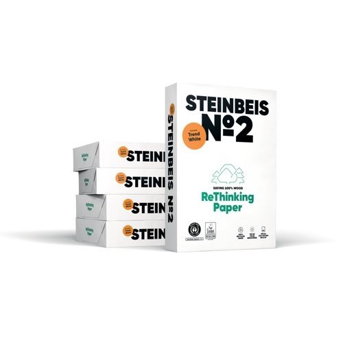 Steinbeis No.2 Recycled Paper Off-White A4 80gsm (Pack of 2500) 4260074849011