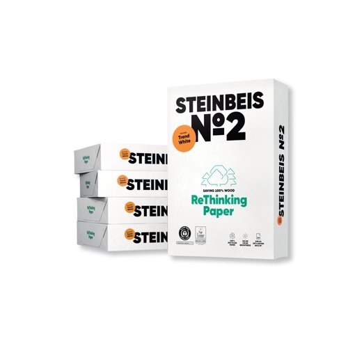 Steinbeis No.2 Recycled Paper Off-White A3 80gsm (Pack of 2500) 4260074849035