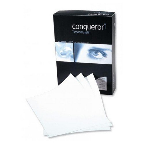 Conqueror Paper Mixed Sources CX22 Smooth/Satin FSC4 A4 Diamond White 100Gm2 Watermarked Pack 500