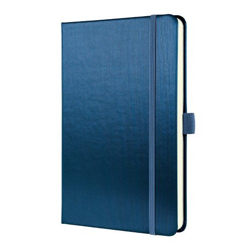 Conceptum Metallic Blue Lined Notebook