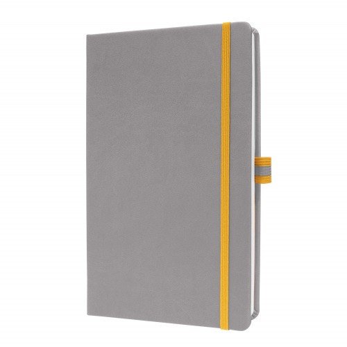 Linescape Light Grey Squared Notebook