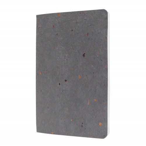 Re-Up Dark Grey Lined Notebook