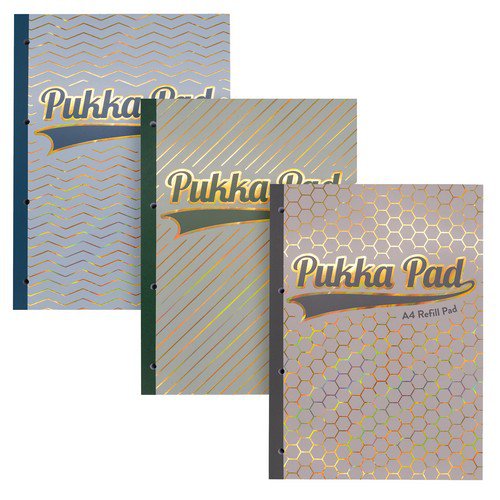 Pukka Pads Haze Assorted A4 Refill (300 pages) (Pack 3) Refill Pads PD1206