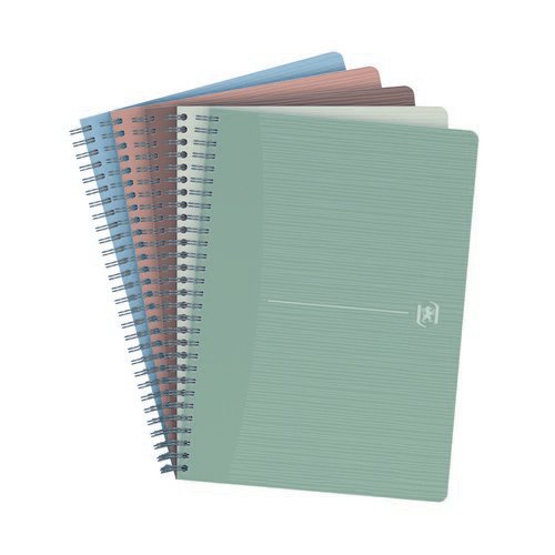Oxford My Style Wirebound Notebook A5 Assorted Pack 5 Notebooks PD1509