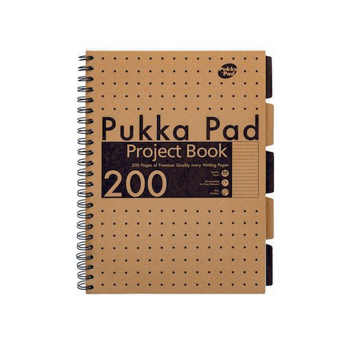 Pukka Kraft A4 Project Book  pk3 Project Books PD1604