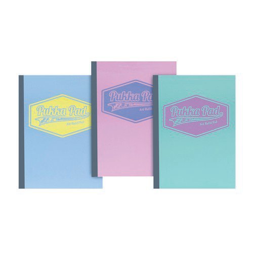 Pukka Pad Pastel Refill Pads A4 (Pack of 3) 8902-PST