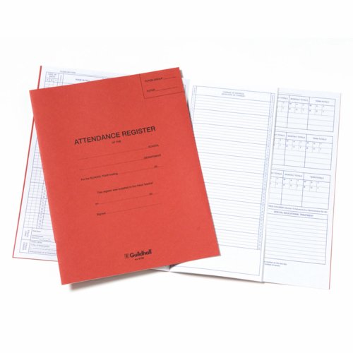 Guildhall Attendance Register Red