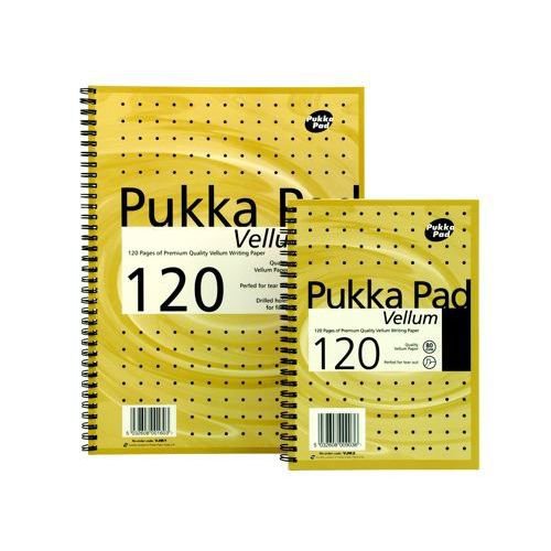 Pukka Pad Wirebound Pad A4 120 Pages Vellum Notebooks PD9231