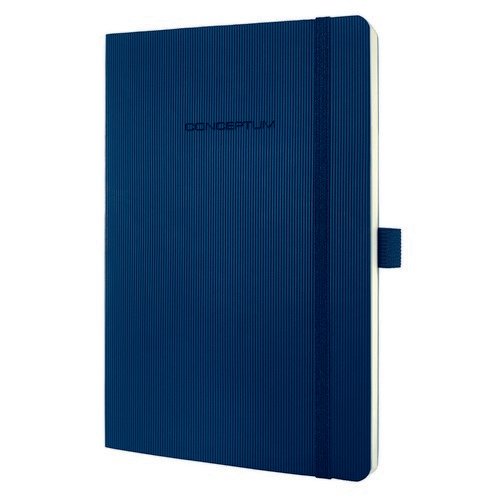 Notebook CONCEPTUM Hardcover Midnight Blue Lined Elastic Fastener 13.5x21x1.4cm 1 PC