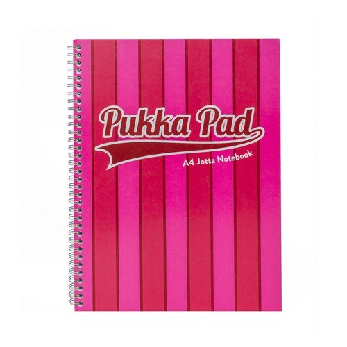 Vogue A4 Jotta Pad Pink With 200 Pages Of Quality 80Gsm Paper And A Vibrant Card Cover