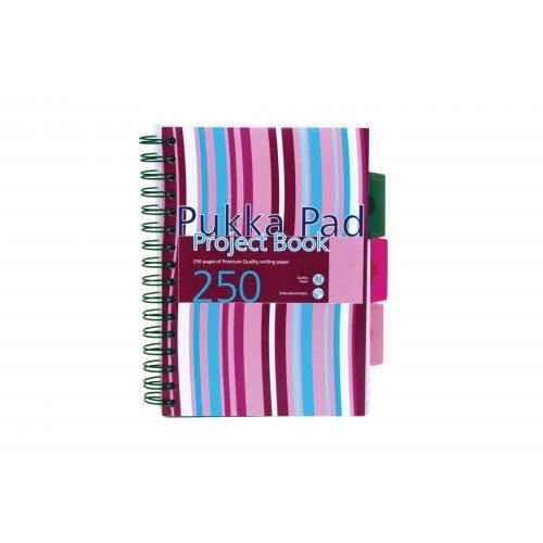 Pukka Pad Project Book A5 Assorted Pack 3