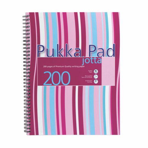 Pukka Pad Polypropylene Jotta Book A4 Assorted Colours Pack 3